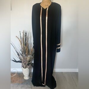 Black long Sleeve Abaya Size 4